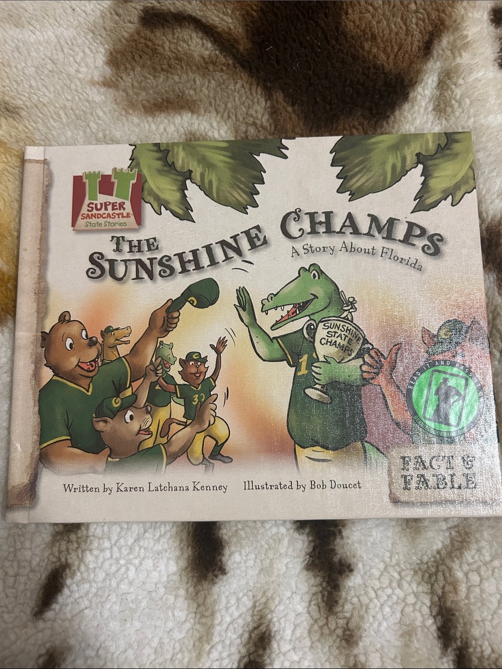 The Sunshine Champs - Green Children's Reptile Storybook